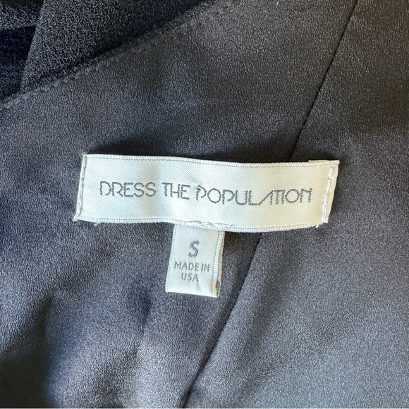 Dress the Population Black Halter Maxi Dress | S - Picture 5 of 6